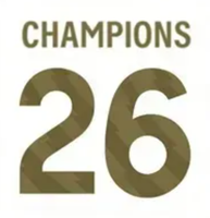 CHAMPI0NS 26 (gold font)