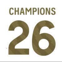 CHAMPIONS 26（Gold font）