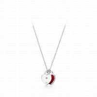 Silver / Red Crystal