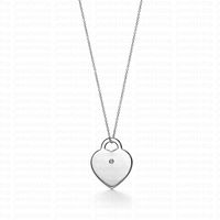 Silver Big Heart Crystal