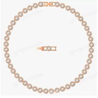 rose gold necklace +pink box