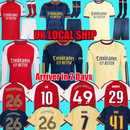 TZOLIS 2026 SAKA ZUBIMENDI GYOKERES EZE Arsenally jersey 26 27 champions soccer jerseys HINCAPIE DOWMAN ODEGAARD HAVERTZ 26 27 football shirts Men Kids kit RICE