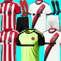 sheffield uniteds 26 27 soccer jersey CANNON ROTHWELL football shirt men kids kit DONOVAN BURROWS set home away third