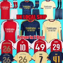 ASN 26 27 Bruno G. TZOLIS 2026 SAKA ZUBIMENDI GYOKERES EZE champions soccer jersey ODEGAARD HAVERTZ football shirts Men Kids kit RICE
