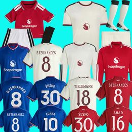 26 27 soccer jersey football shirt kit UTDs United stone roses CUNHA B. FERNANDES MBEUMO CASEMIRO SESKO CANTONA kids 2026 men football shirt