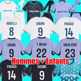maillot om 26 27 soccer jersey Marseille 2026 Gouiri Paixao T.Weah Hojbjerg football shirt men kit kids set