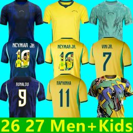 world cup 2026 BRAZILS 2026 2027 soccer jerseys Camiseta futbol RODRYGO RAPHINHA football shirt maillot MARQUINHOS VINI JR brasil RICHARLISON MEN KID NEYMAR BRUNO G.