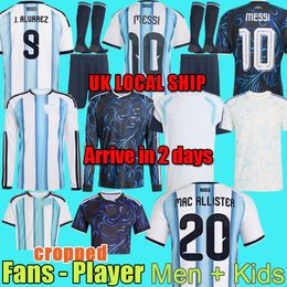 argentina jersey 2026 World Cup Argentinas soccer Jersey MESSI Football Shirt kit Men DI Maria Kids SET