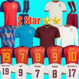 2 star CAMPEONES 2026 World Cup SPAIN Soccer Jerseys PEDRI GAVI LAMINE YAMAL MORATA Carvajal OLMO FERRAN RODRIGO Jersey SPANISH Men Kid Kit set Football Shirt Fan Play