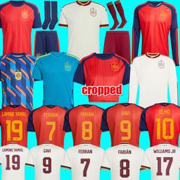 spain world cup 2026 Soccer Jerseys PEDRI GAVI LAMINE YAMAL MORATA Carvajal OLMO FERRAN RODRIGO Jersey SPANISH Men Kid Kit Football Shirt Fan Player