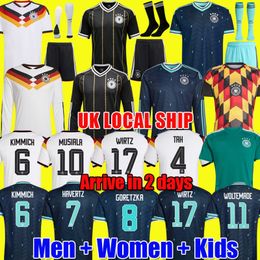 Germany World Cup 2026 soccer jerseys Kit Women football shirt men kids set Deutschland HAVERTZ Long sleeves goalkeeper Third cropped pre match shorts LEWELING