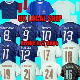 france world cup 2026 french soccer jersey 26 27 MBAPPE BARCOLA OLISE EKITIKE DEMBELE Maillots de football shirt maillot de foot Men kids kit set CHERKI pre match