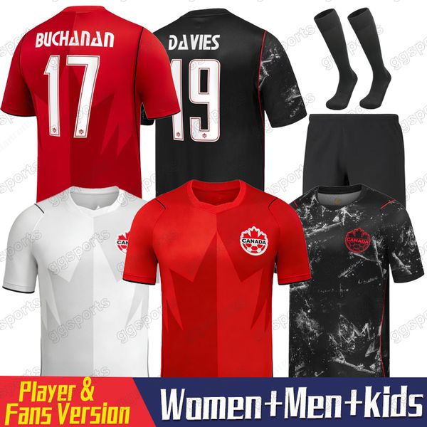 2026 Canada World Cup Soccer Jerseys national team 26 27 DAVIES J.DAVID LARIN UGBO CAVALLINI MILLAR EUSTAQUIO FRASER football shirt home player THIRD 9988