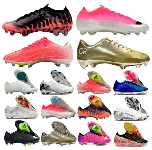Top FG natural grass high-low top football boots men's, super flying youth nail shoes professional compet 17 Frenulum Laces Soccer Cleats , cushion football cleats 36-45